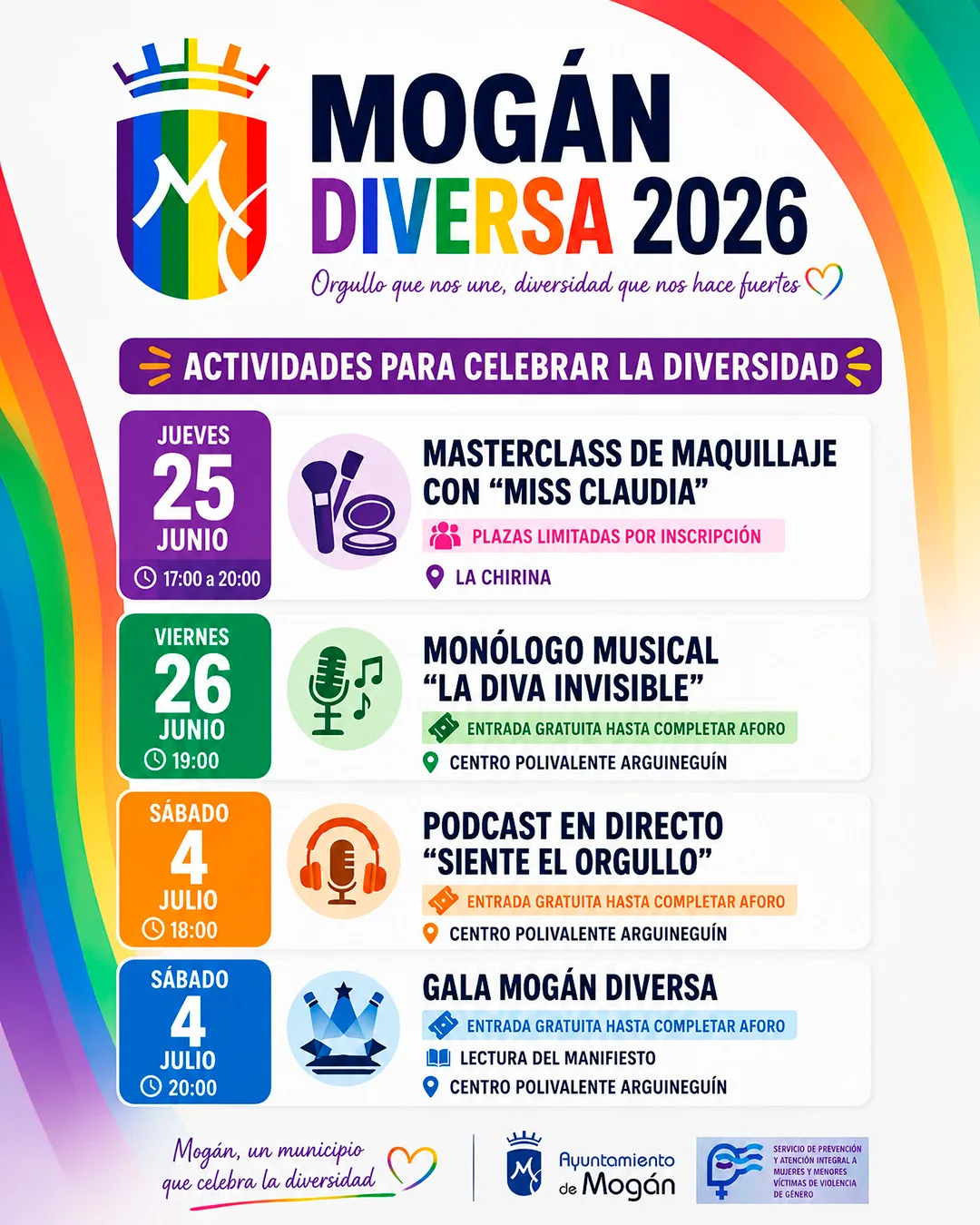 Podcast Siente el Orgullo en Mogán - Eventos Gran Canaria
