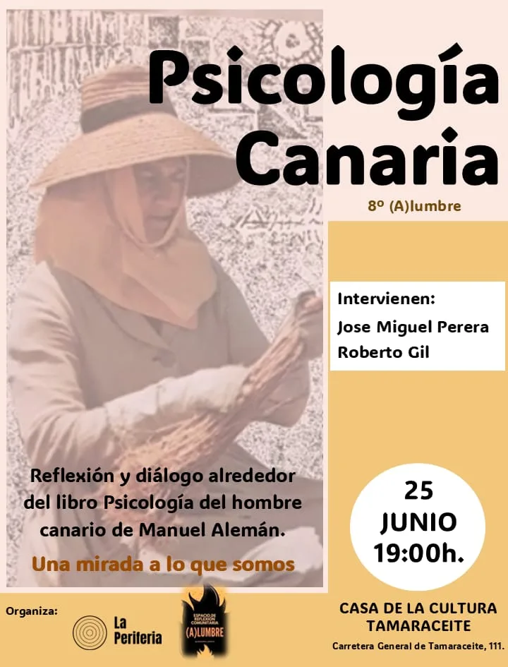 Charla – «Psicología canaria: una mirada a lo que somos»