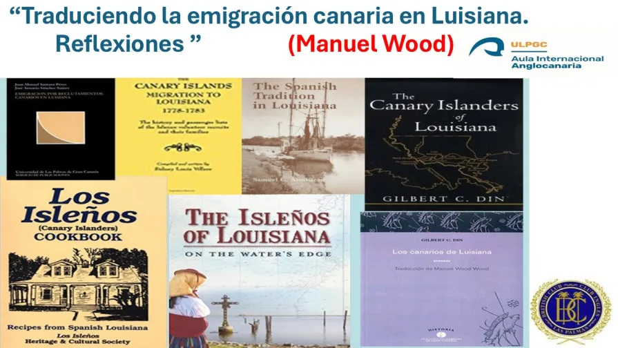 Charla de Manuel Wood sobre emigración canaria
