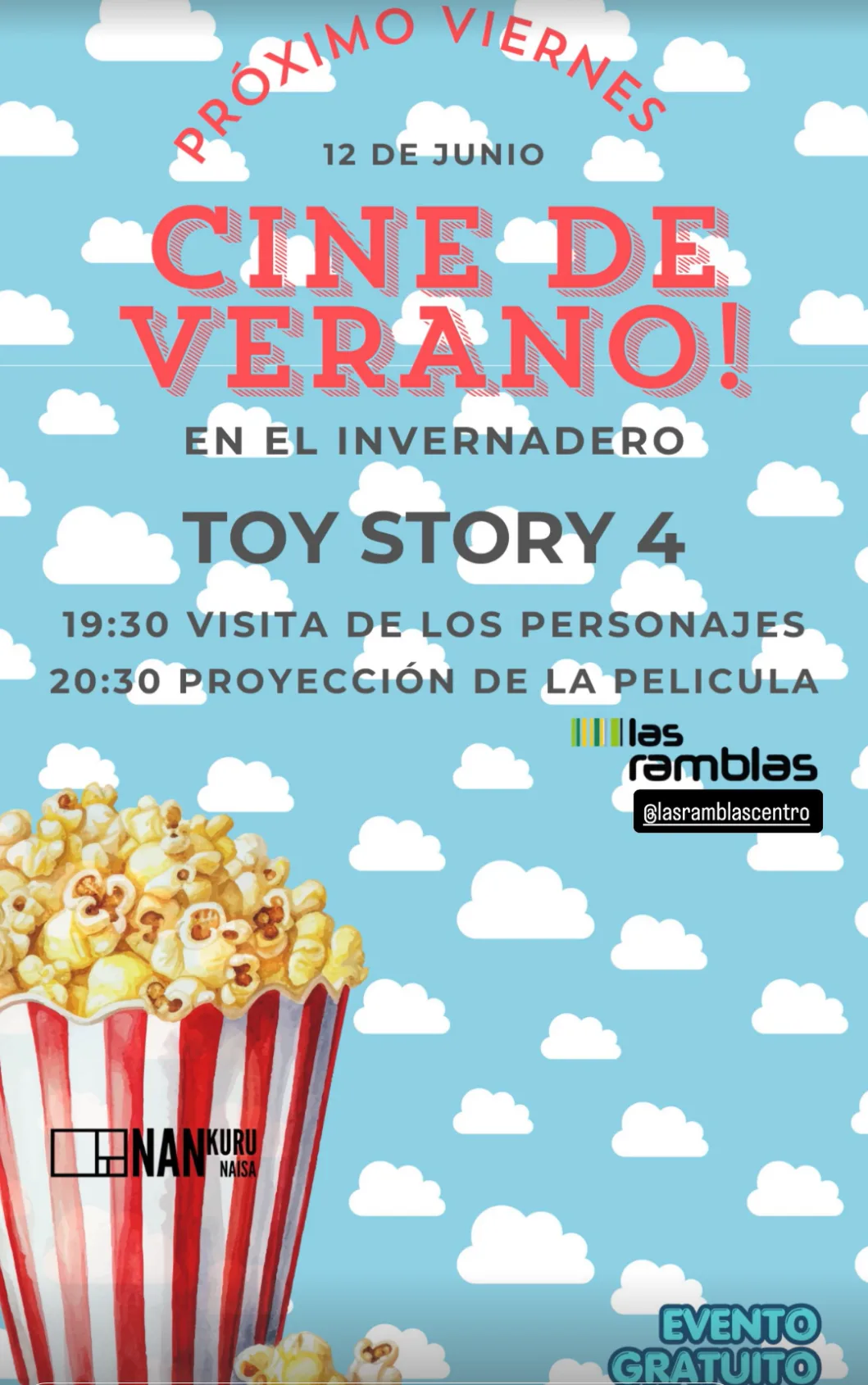 Cine de verano: Toy Story 4 en El Invernadero