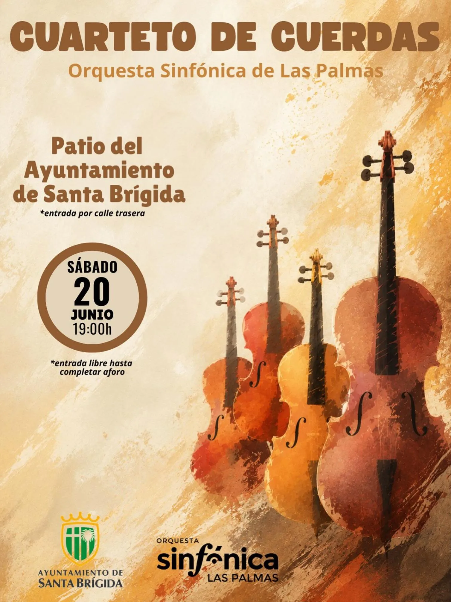 Concierto del Cuarteto Sinfónico en Santa Brígida