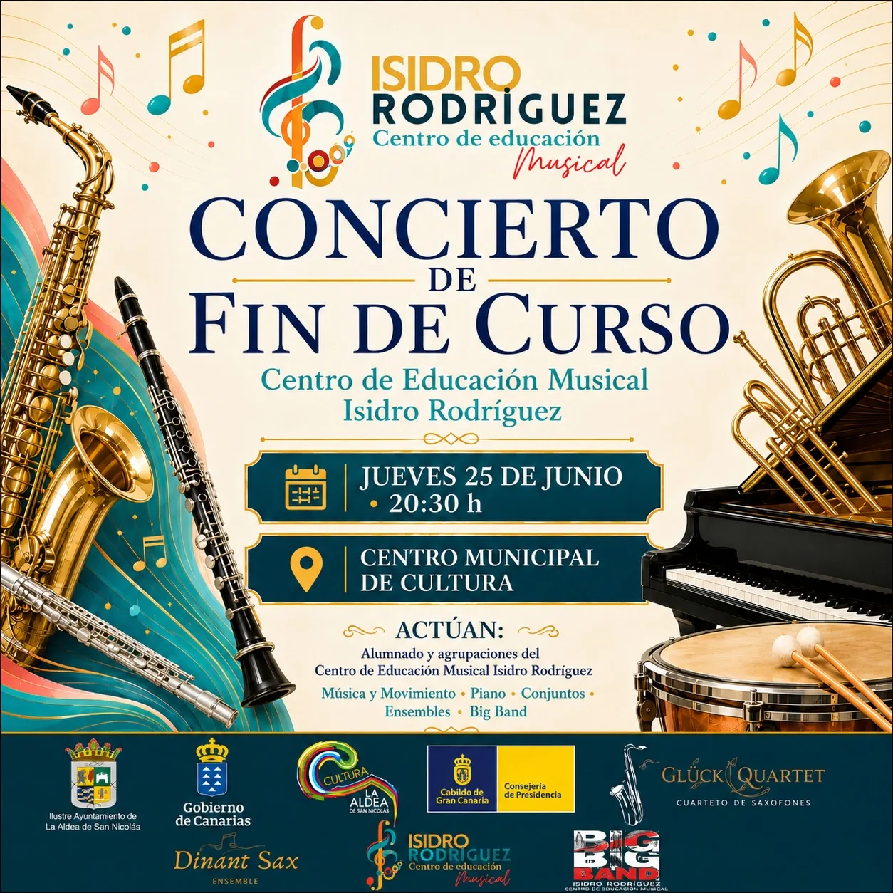 Concierto de Fin de Curso Isidro Rodríguez