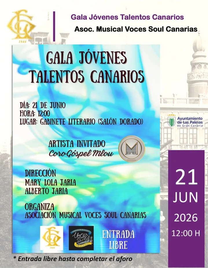 Gala Jóvenes Talentos Canarios en Las Palmas