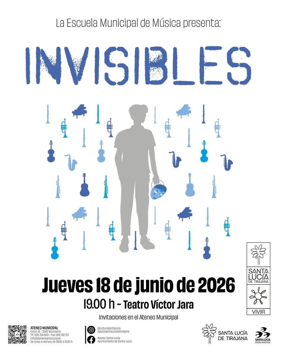 Concierto Invisibles en el Teatro Víctor Jara