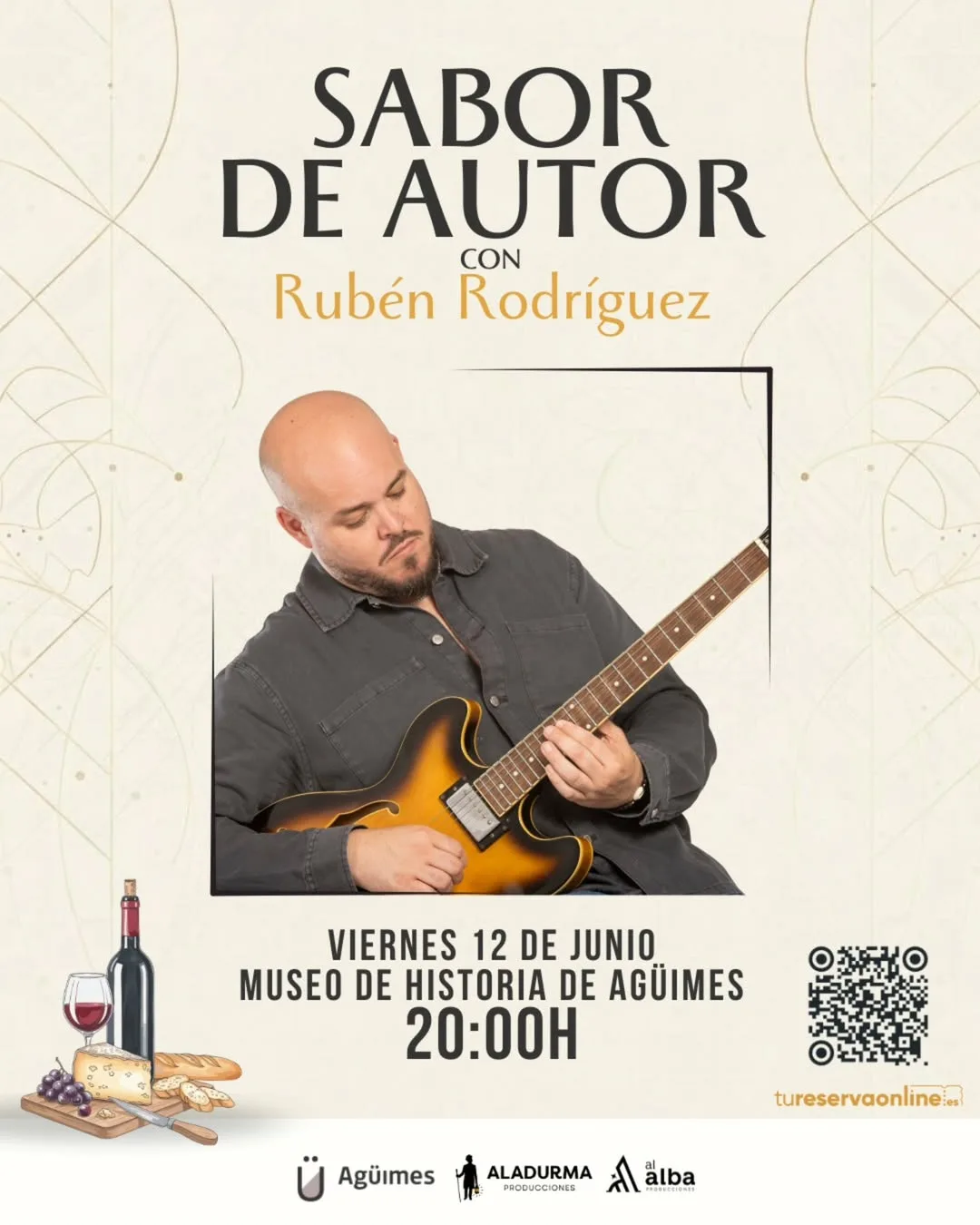Sabor de Autor con Rubén Rodríguez en Agüimes