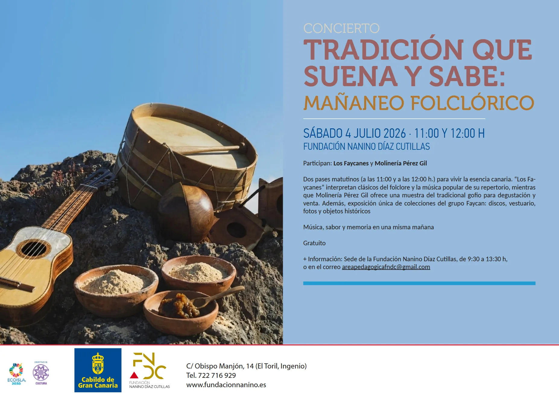 Concierto – Tradición que suena y sabe: Mañaneo folclórico