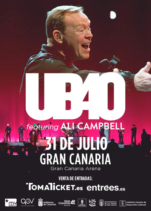 UB40 European Tour 2026 en Gran Canaria – Eventos Gran Canaria UB40 European Tour 2026 en Gran Canaria - Eventos Gran Canaria