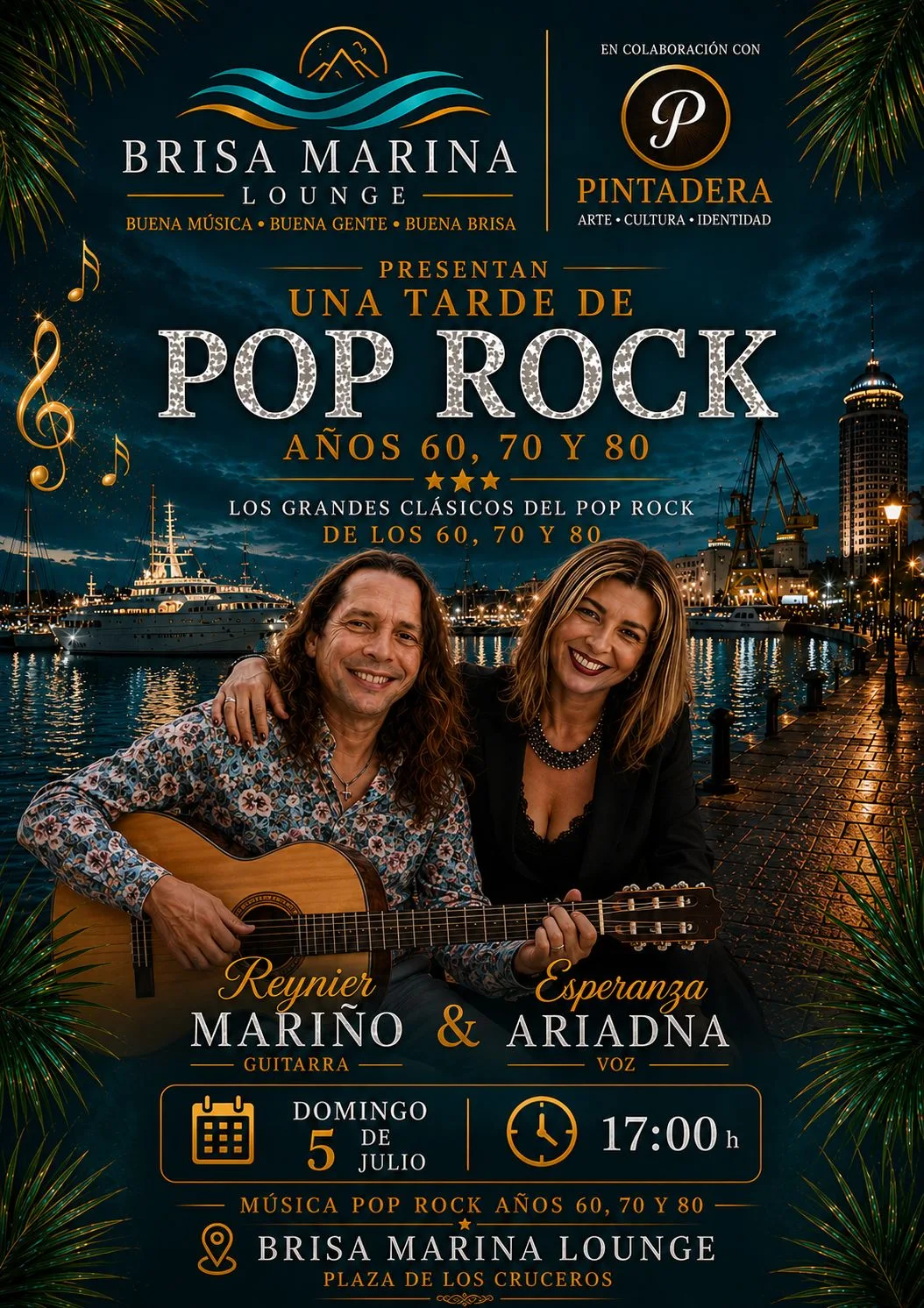 Concierto – «Una tarde de Pop Rock años 60, 70 y 80»