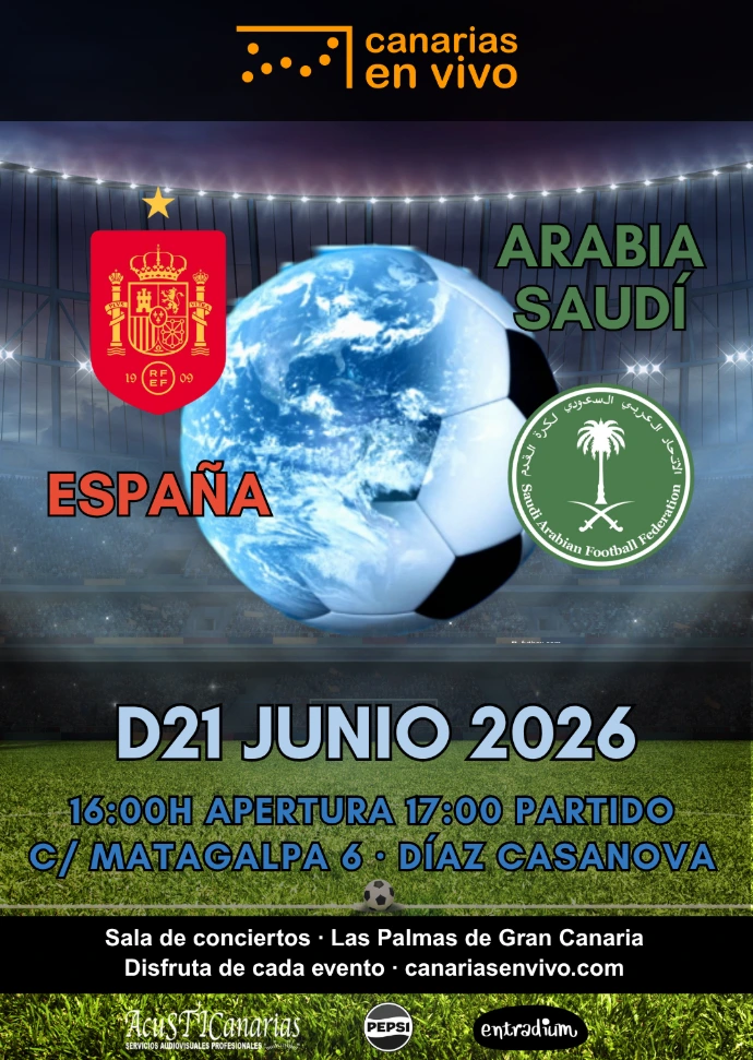 España vs Arabia Saudí en Canarias en Vivo