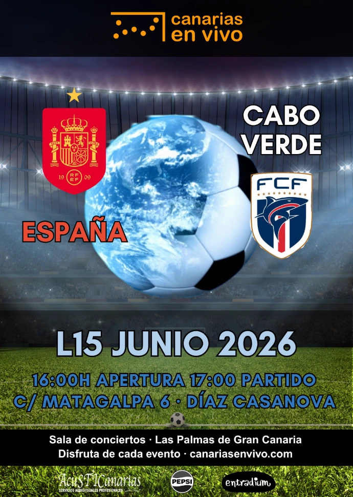 Deporte - España vs Cabo Verde en Canarias en Vivo