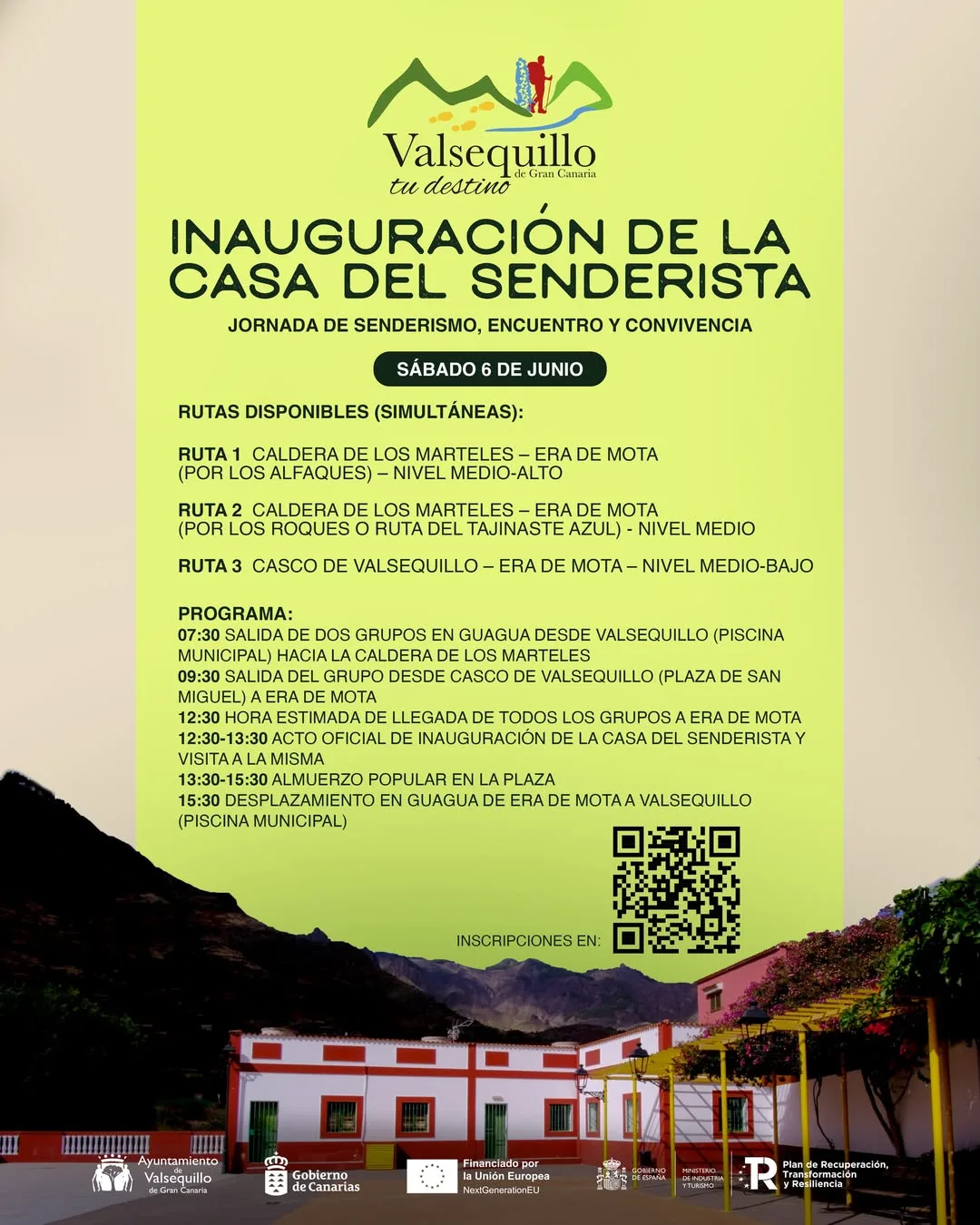 Deporte- «Inauguración de la Casa del Senderista»
