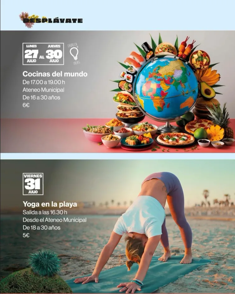 Yoga en la playa desde Ateneo Municipal - Eventos Gran Canaria