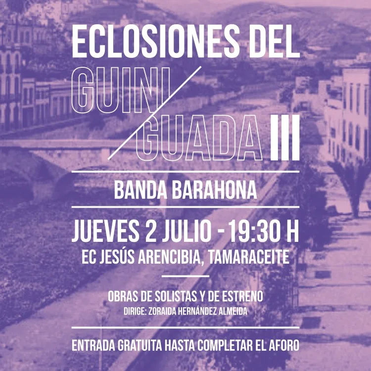 Concierto Eclosiones del Guiniguada en Tamaraceite