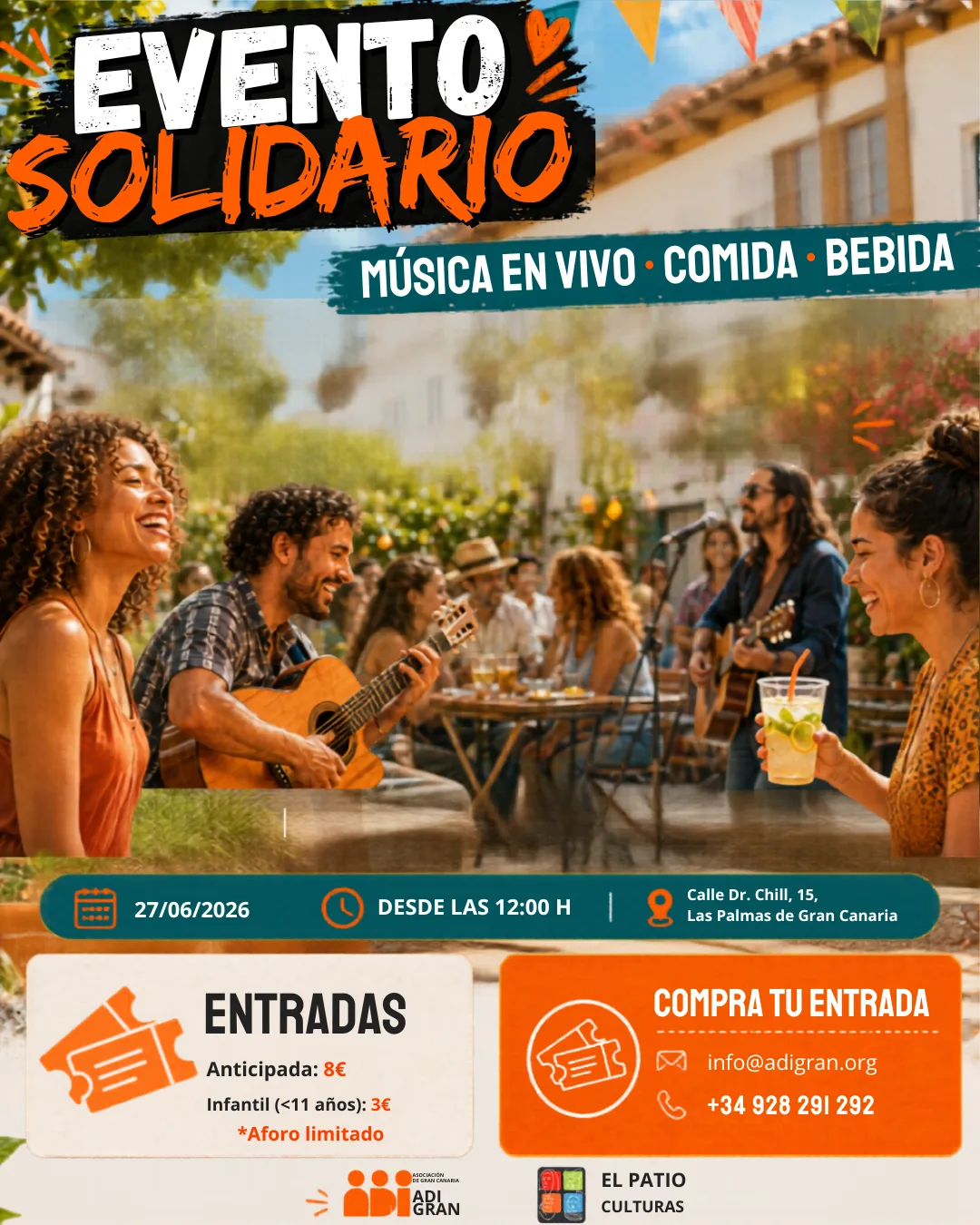 Fiesta — «Evento Solidario ADIGRAN»