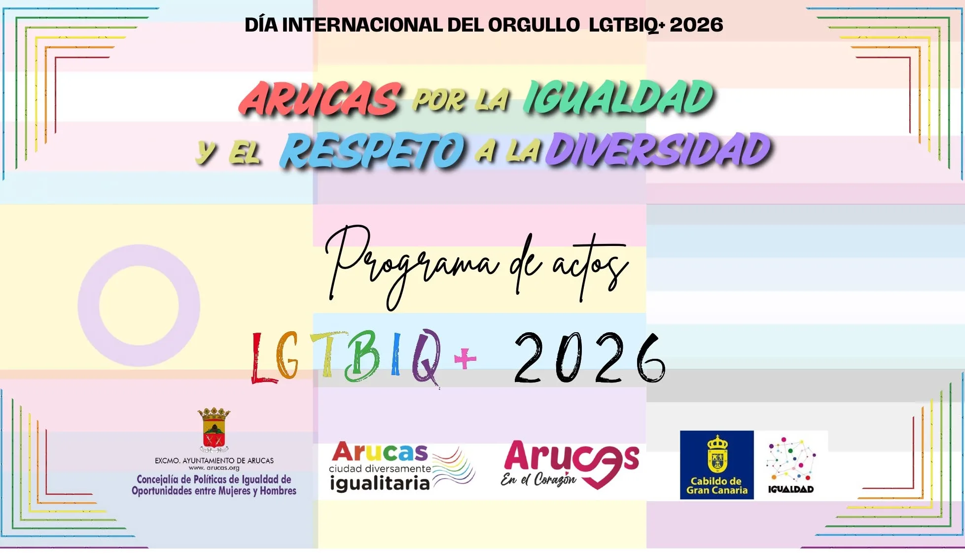 Orgullo LGTBIQ+ 2026 en Arucas - Eventos Gran Canaria