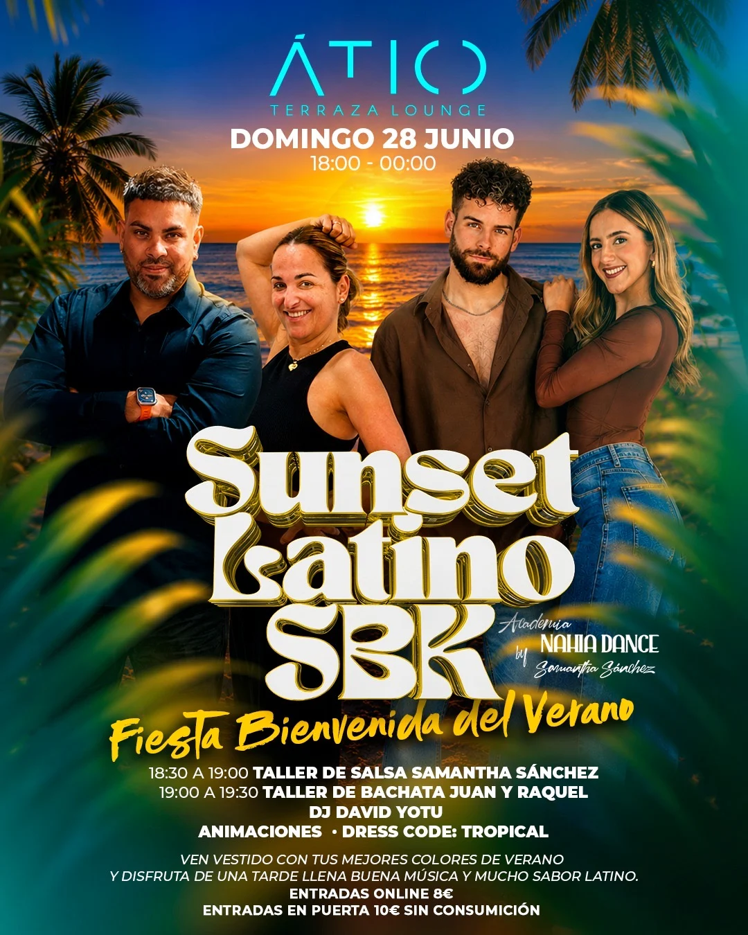 Sunset Latino SBK en ATICO Terraza Lounge