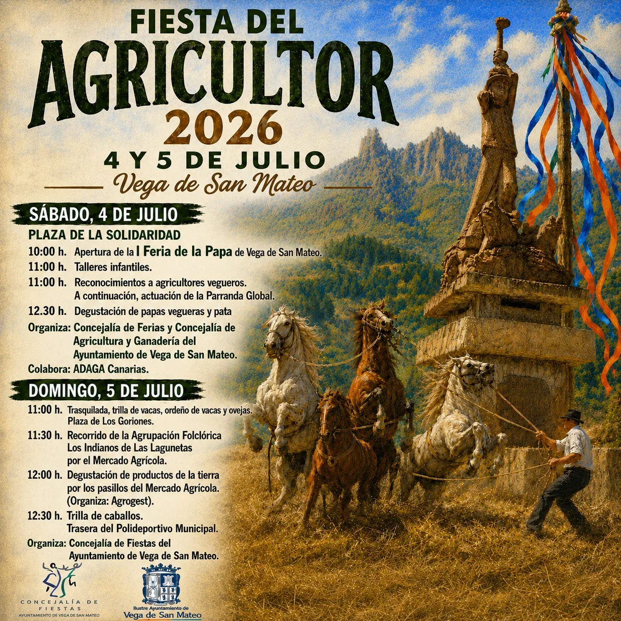 Fiesta del Agricultor 2026 en San Mateo - Eventos Gran Canaria