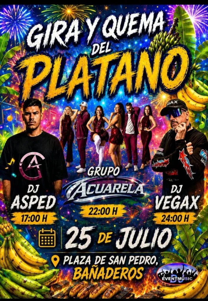 Gira y Quema del Plátano 2026 - Eventos Gran Canaria