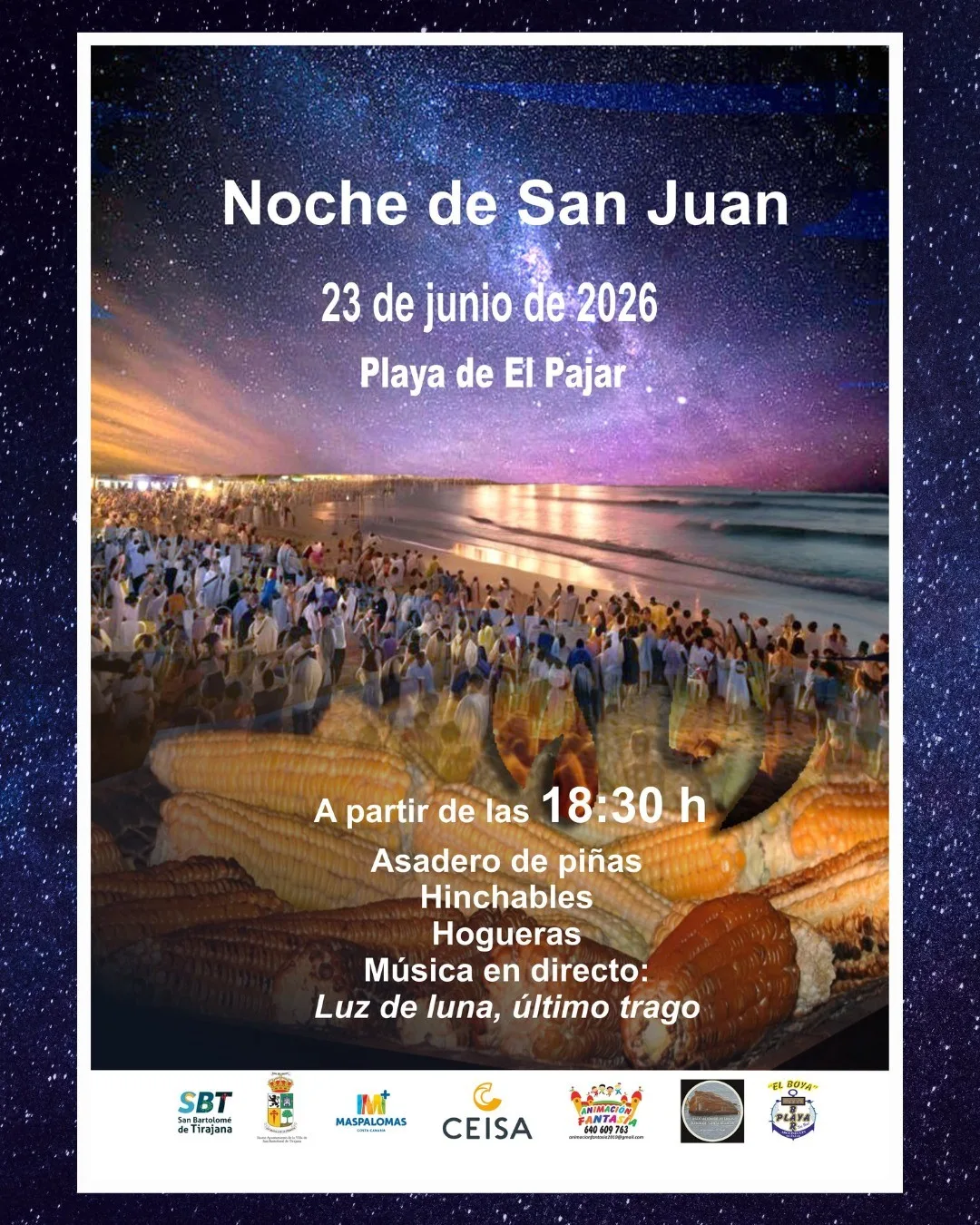 Fiestas – «Noche de San Juan en la Playa de El Pajar»