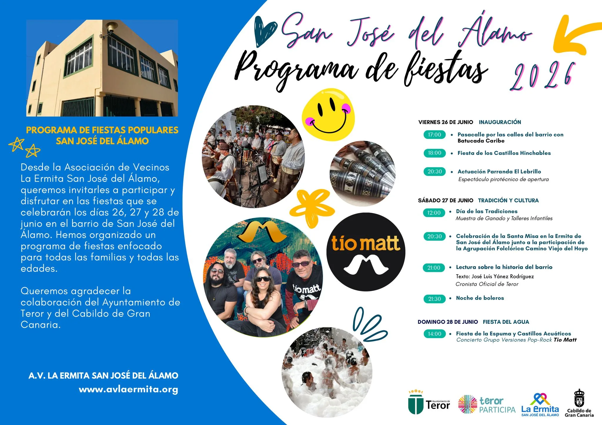 Fiestas - San José del Álamo 28 junio - Eventos Gran Canaria