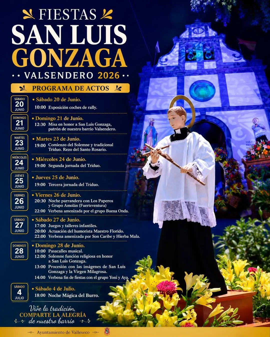 Fiestas – Valsendero 28 junio