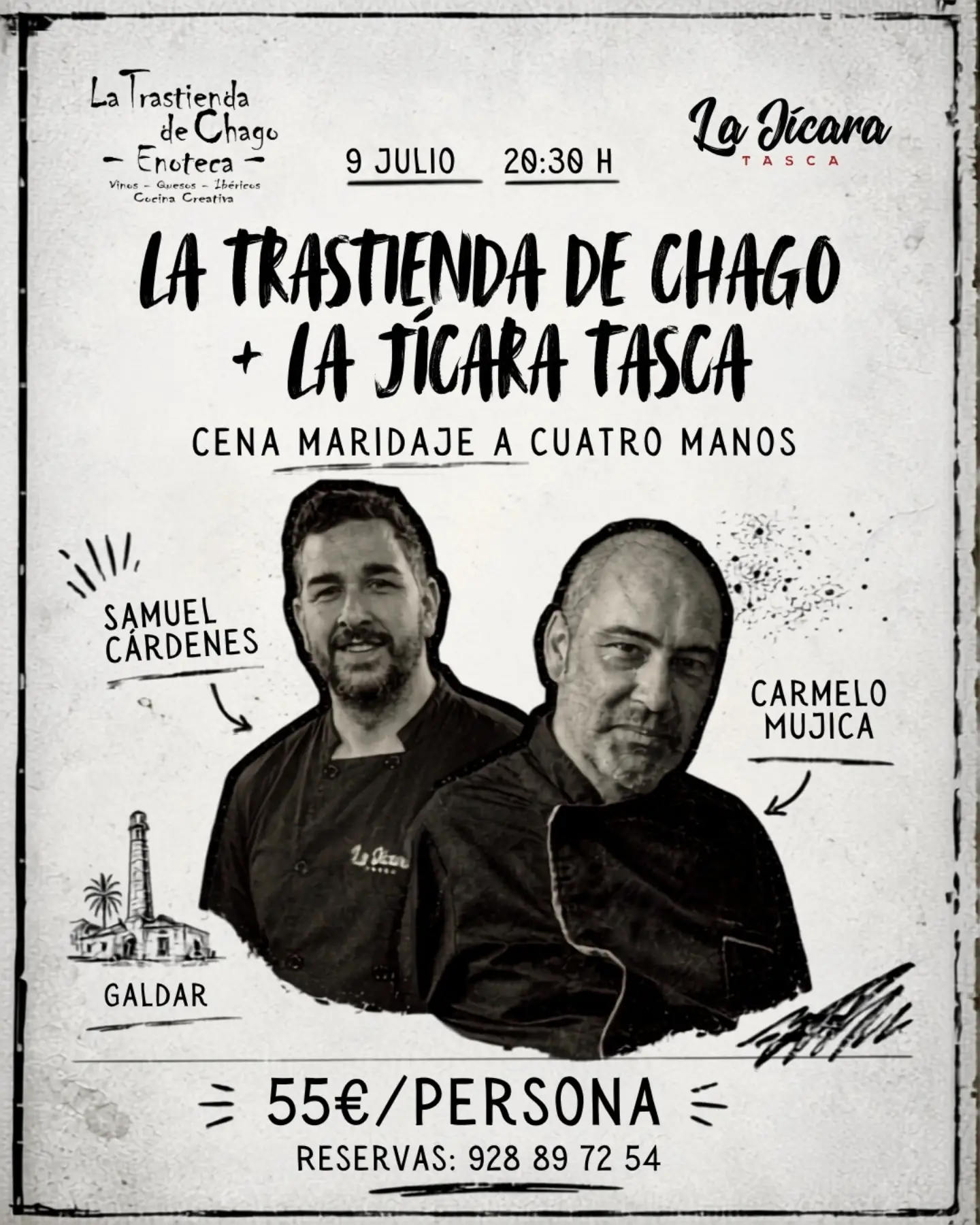 Cena maridaje en La Trastienda de Chago - Eventos Gran Canaria