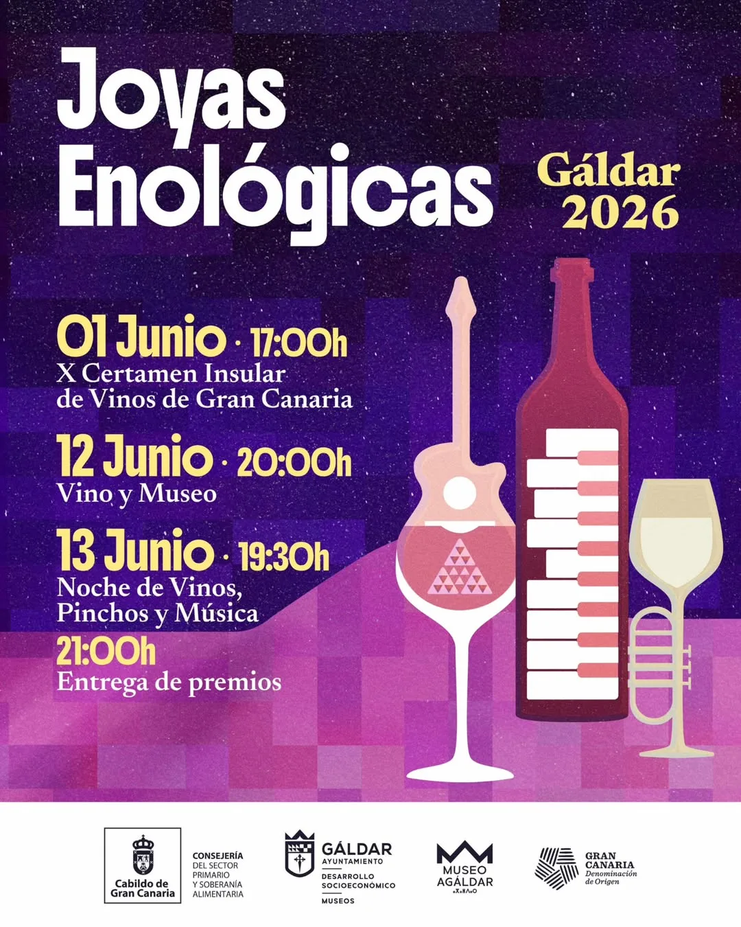 Noche de Vinos y Pinchos en Gáldar 2026 - Eventos Gran Canaria