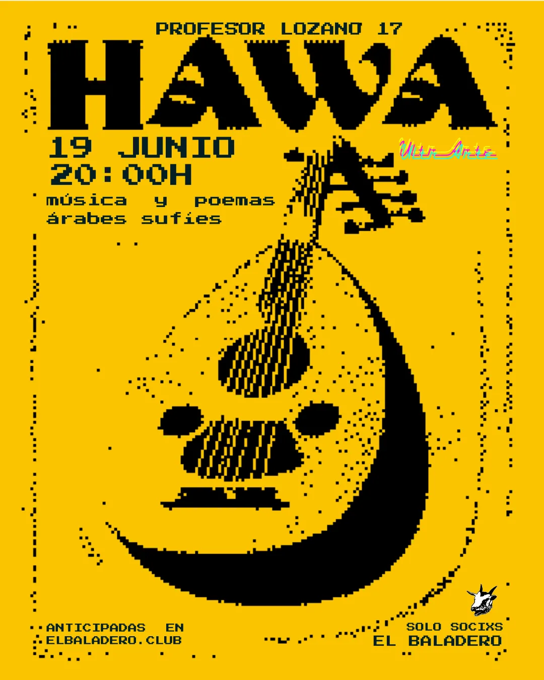 HAWA en concierto por Ultraarte en El Baladero