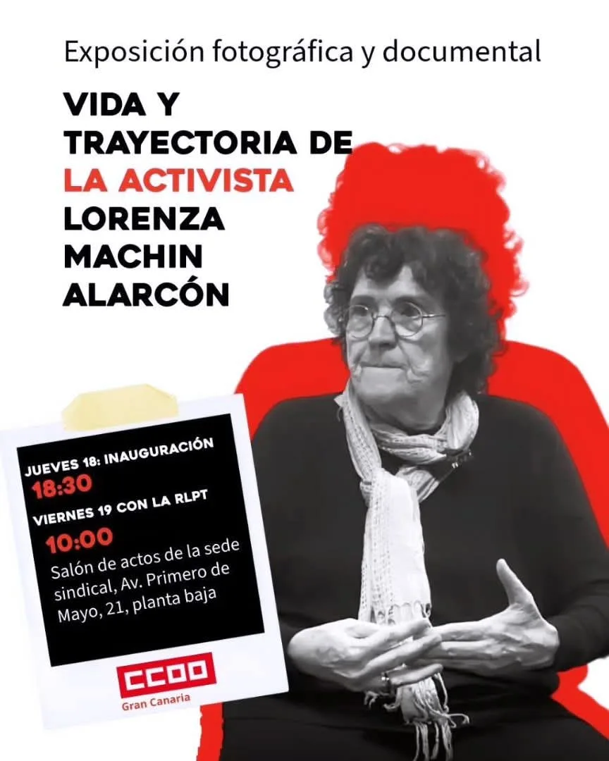 Inauguración –  Exposición «Vida y trayectoria de la activista Lorenza Machín Alarcón»