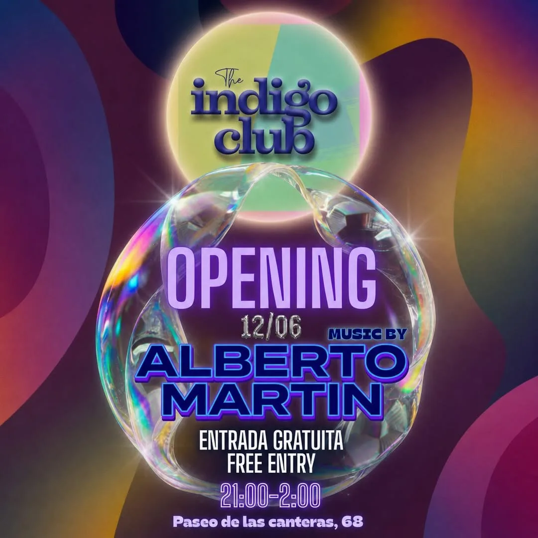 Inauguración - «Opening The Indigo Club con Alberto Martin»