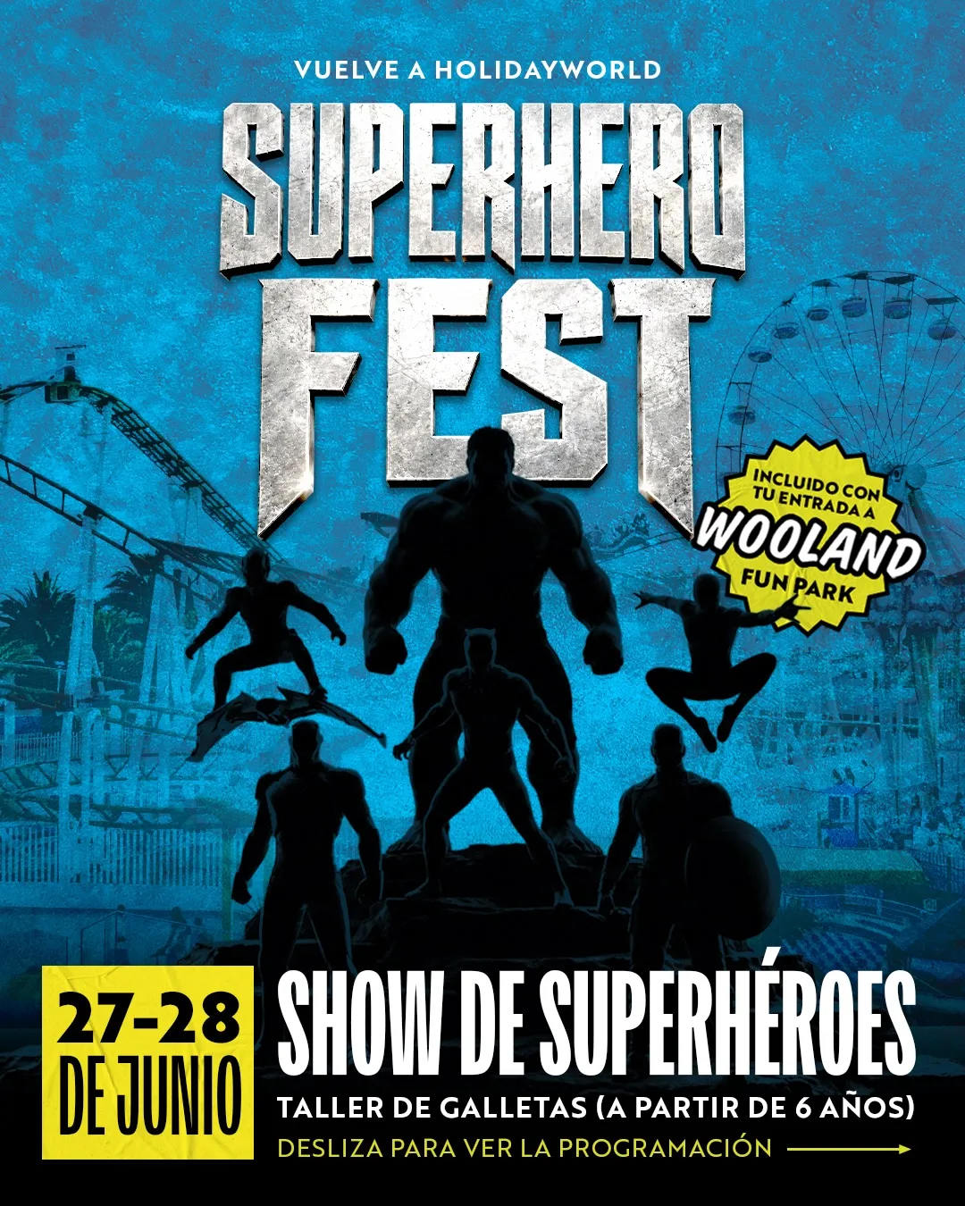 Superhero Fest en Holidayworld Maspalomas