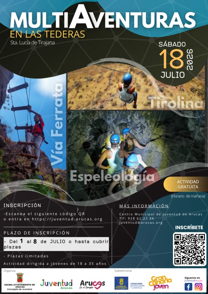 Jóvenes - «Multiaventura en Las Tederas 2026»