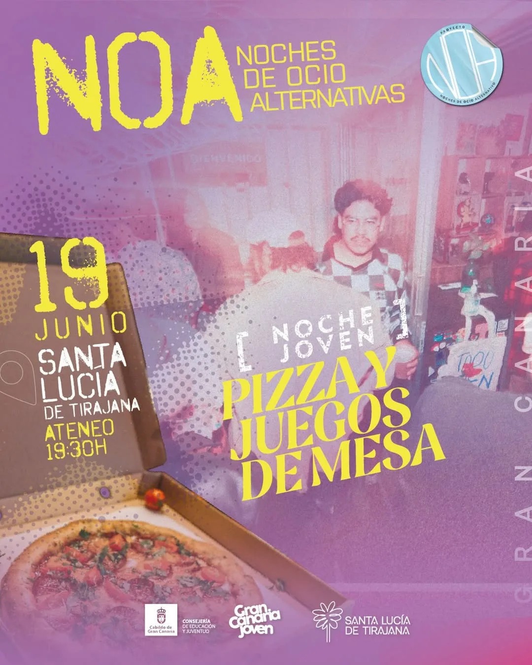 Jóvenes — «Noche Joven: Pizza y Juegos de Mesa»