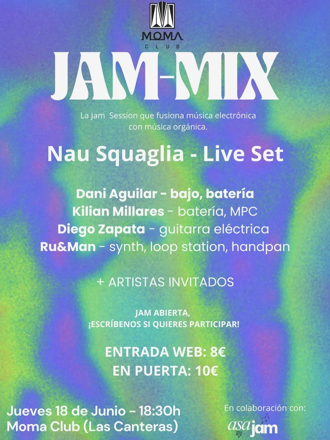 Jam Session – «JAM-MIX con Nau Squaglia»
