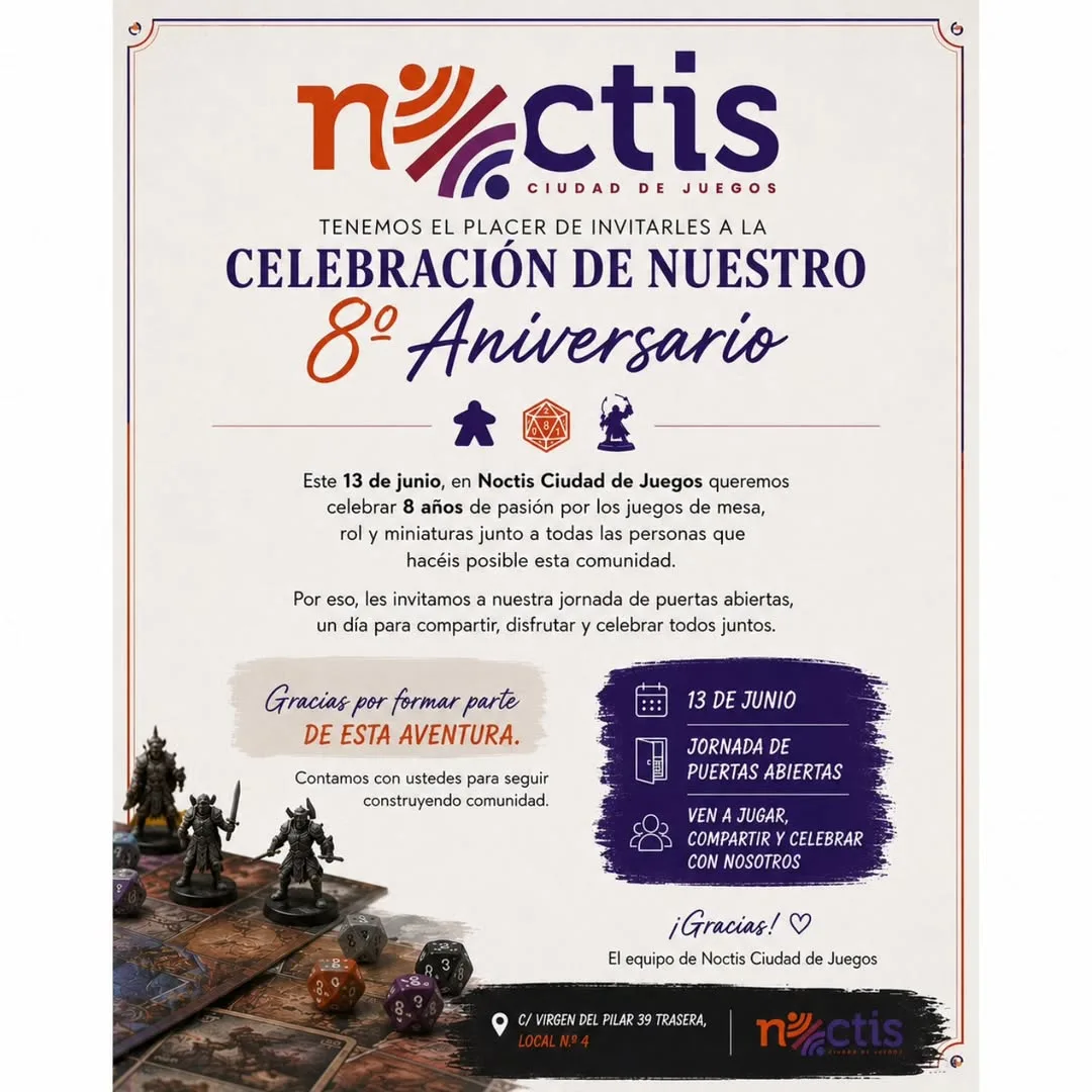 Juegos – «8º Aniversario Noctis Ciudad de Juegos»
