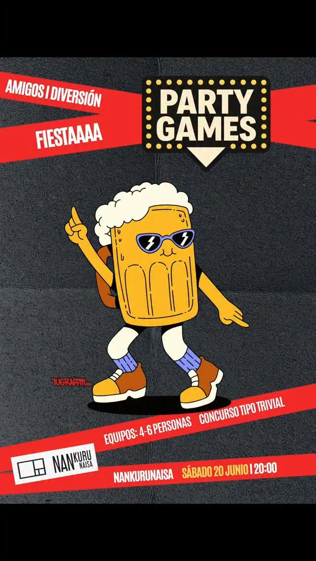 Party Games en Nankurunaisa - Eventos Gran Canaria