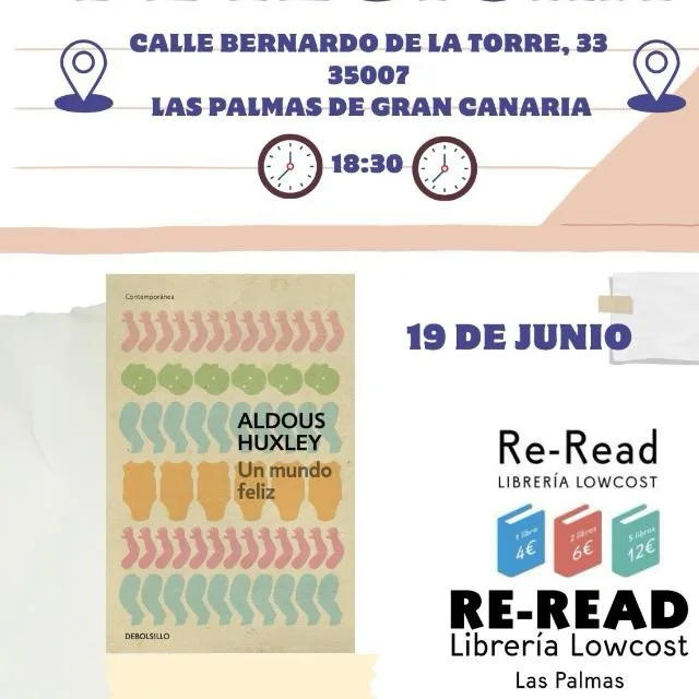 Literatura — Club de Lectura Re-Read «Un mundo feliz»