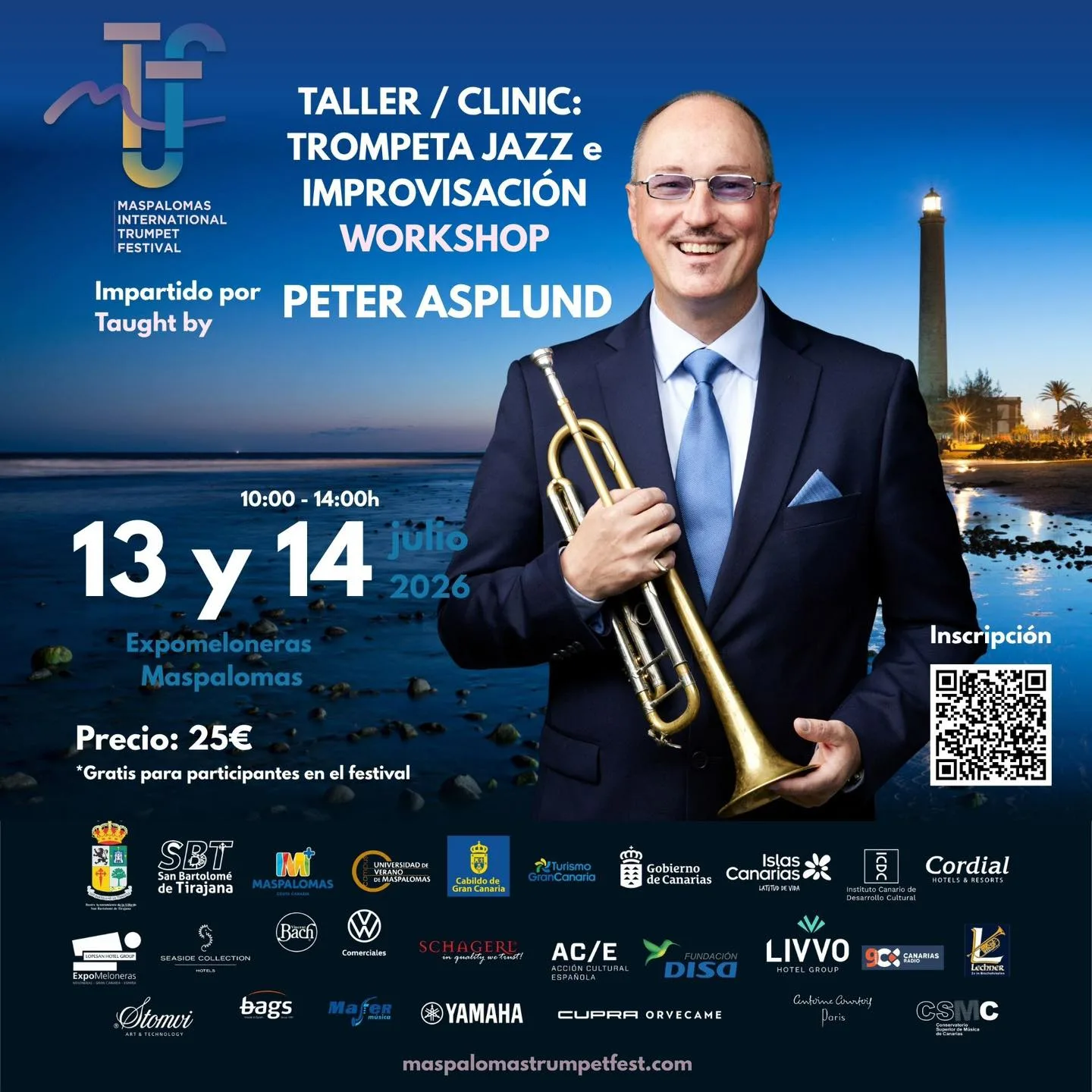 Masterclass de jazz por Peter Asplund - Eventos Gran Canaria