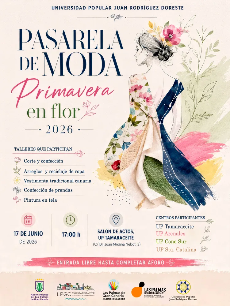 Primavera en Flor Pasarela de Moda en Tamaraceite