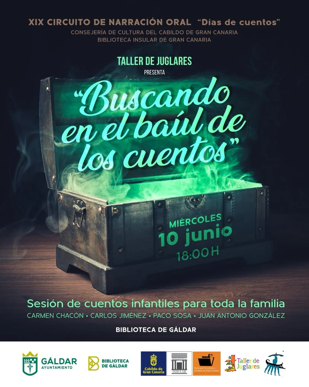 Buscando en el baúl de los cuentos en Gáldar