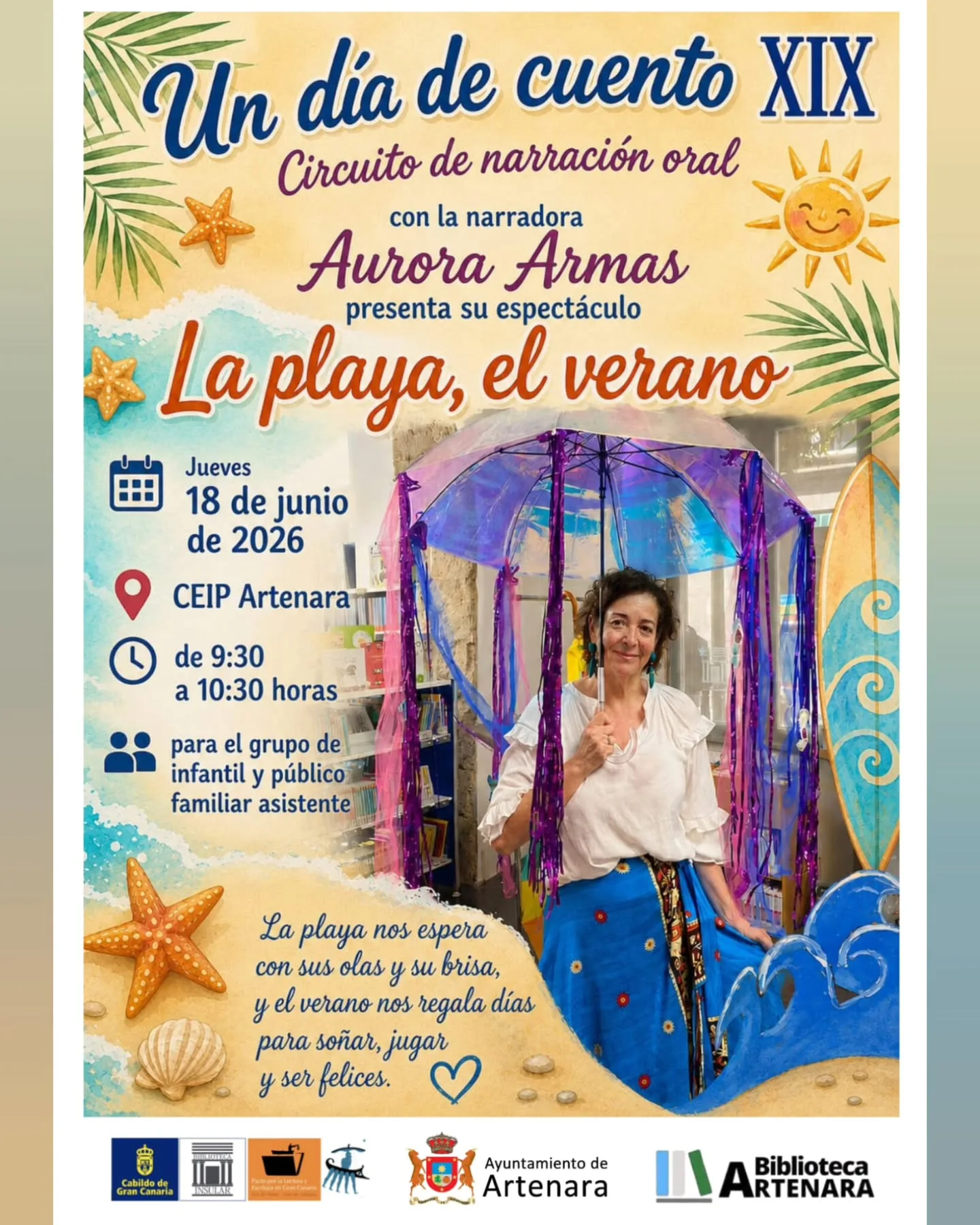 Narración – «La playa, el verano»