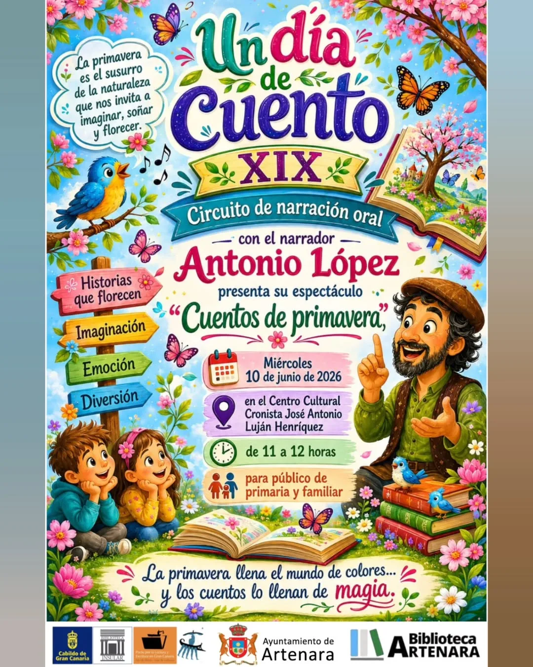 Narración - «Un día de cuento XIX: Cuentos de primavera»