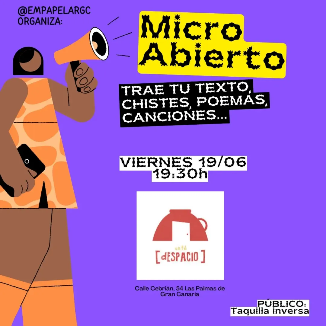 Micro abierto en Café d'Espacio - Eventos Gran Canaria