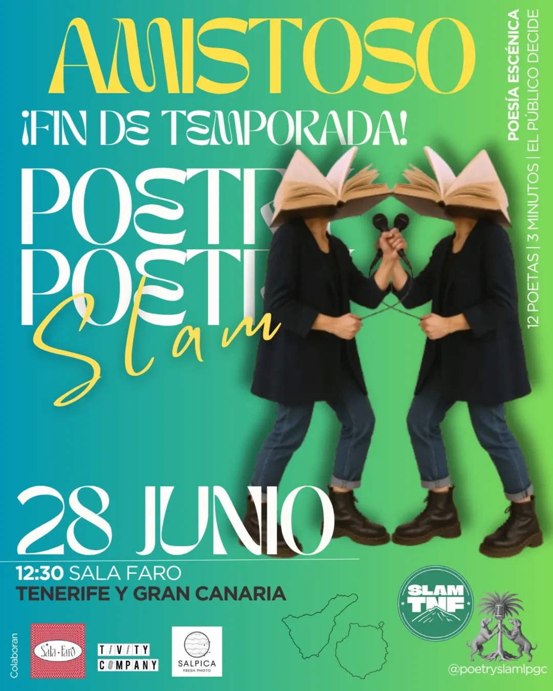 Poesía – «El Gran Cierre: Poetry Slam LPGC vs. Poetry Slam Tenerife»