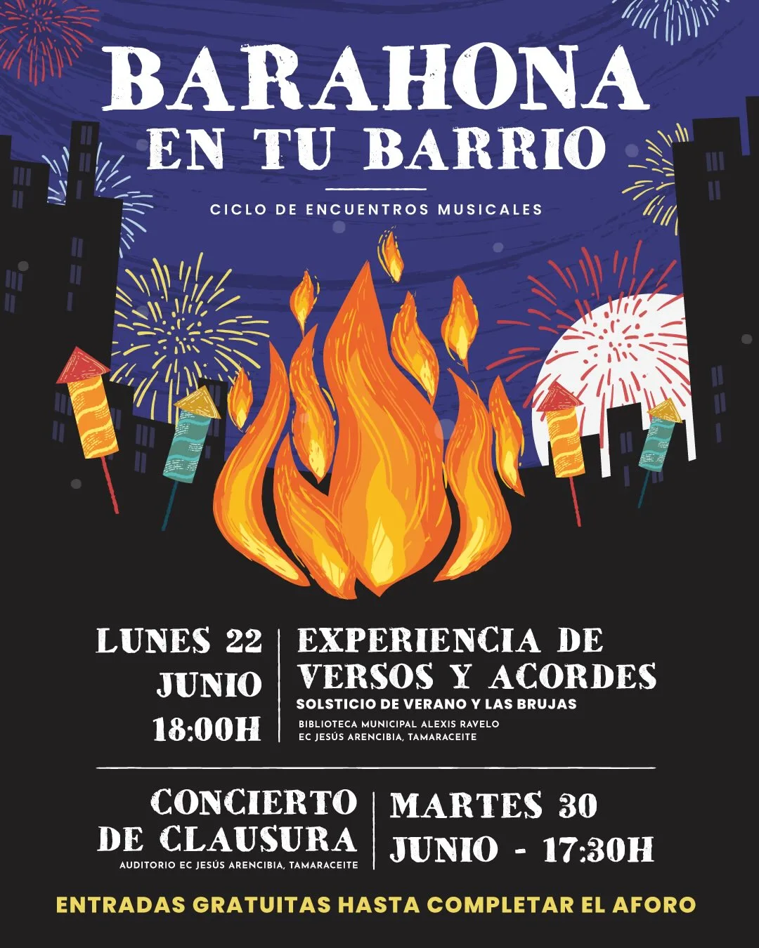 Poesía – «Experiencia de versos y acordes: Solsticio y las Brujas»