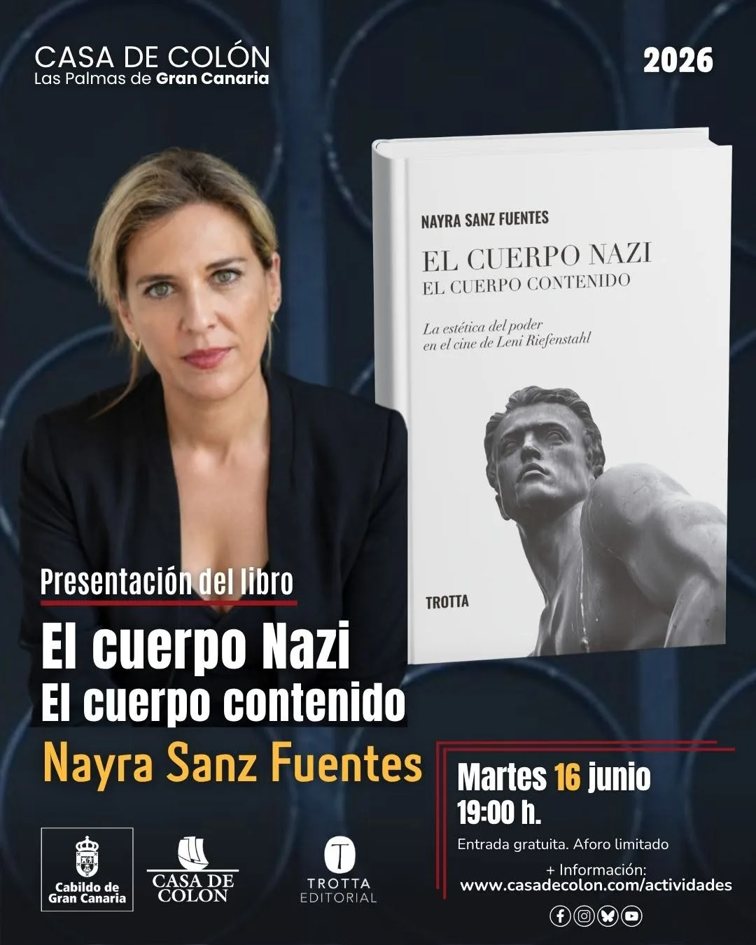 Presentación de El cuerpo nazi en Casa de Colón