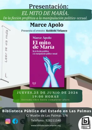 Presentación de El mito de María en Las Palmas