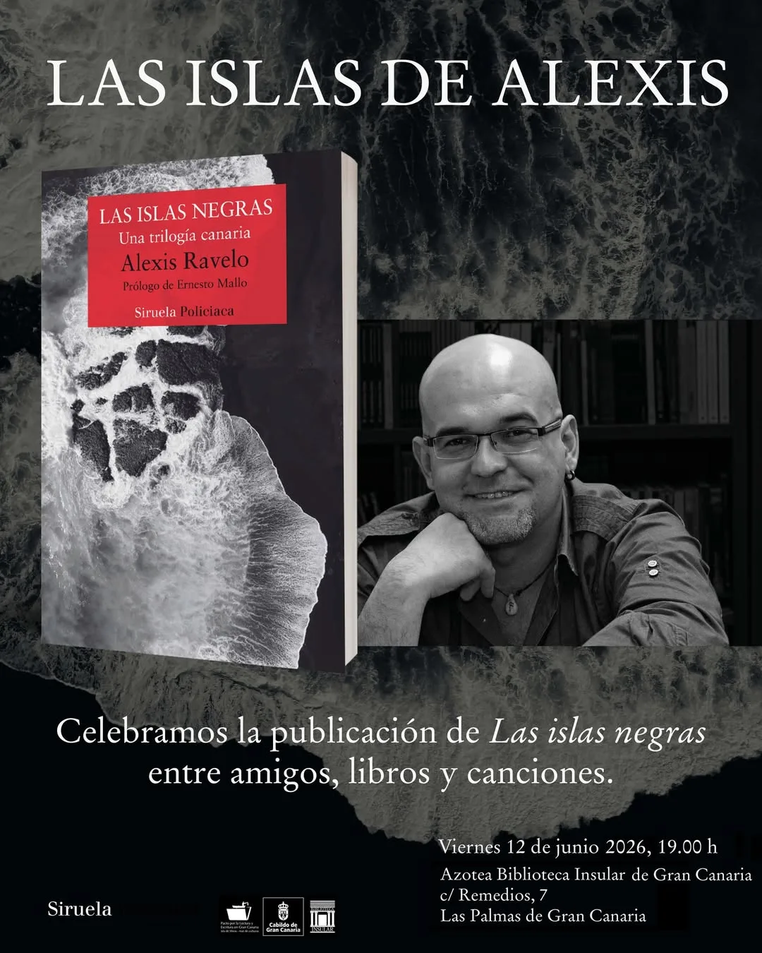 Presentación de Las islas negras de Alexis Ravelo