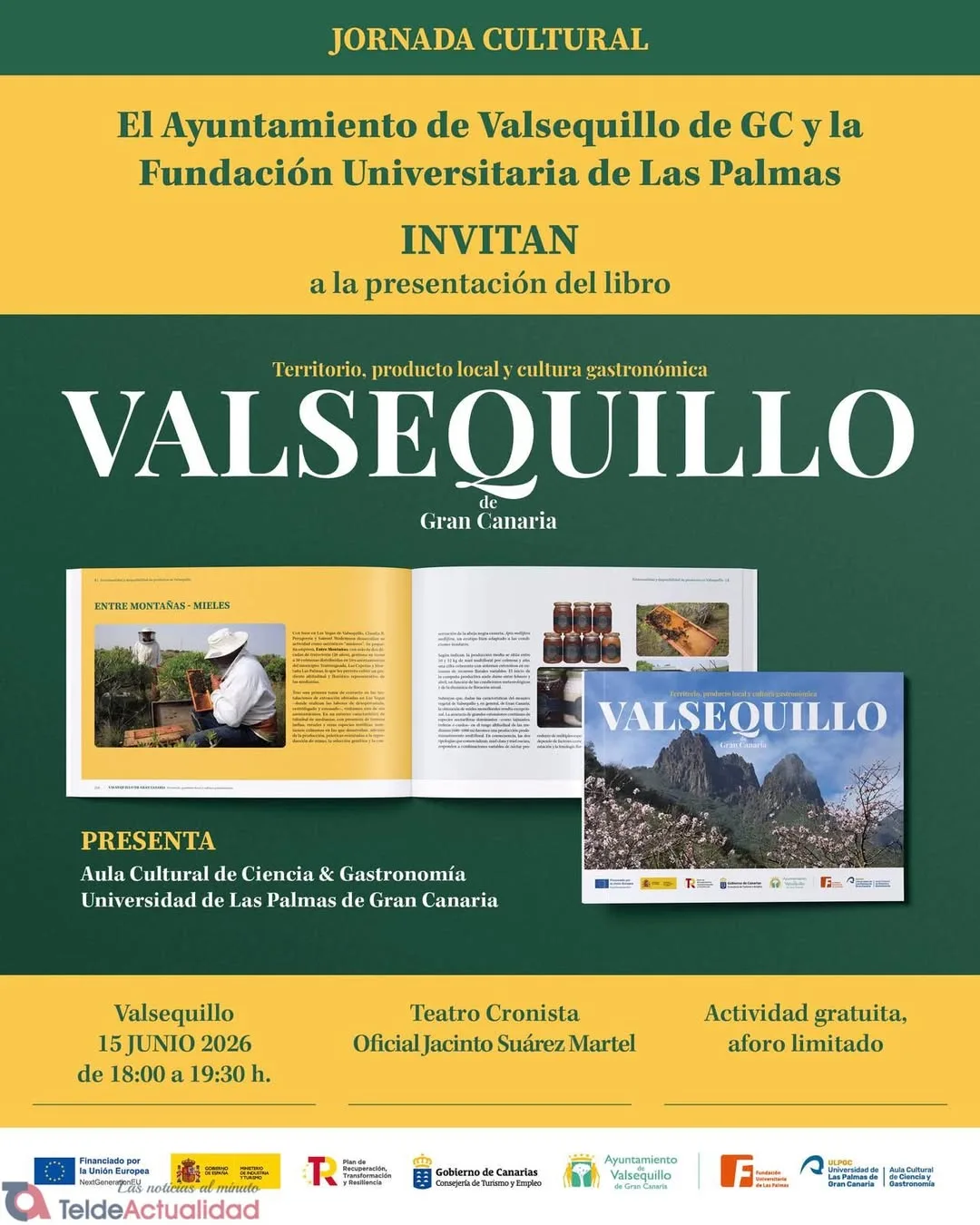 Presentación del libro Valsequillo reúne su sabor