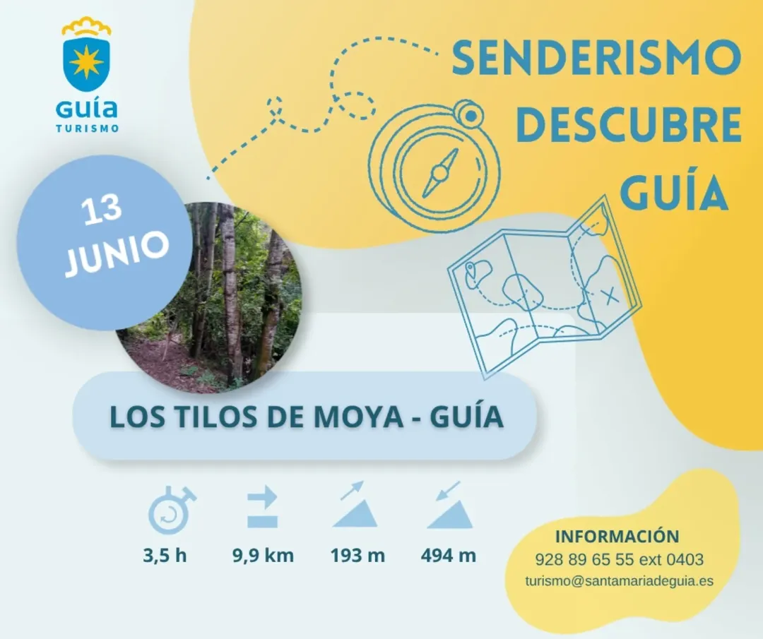 Senderismo Descubre Guía: Los Tilos de Moya - Guía